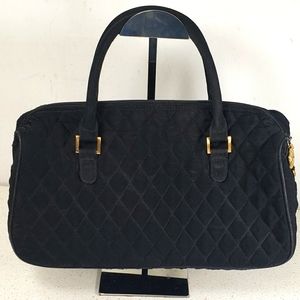 Vera Bradley Black Quilted Handbag
